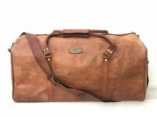 Homme cuir duffel voyage - 24,