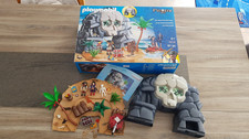 Playmobil 70113 L'île des pirates transportable Complet comme neuf avec boîte