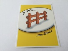 Carte je suis une clôture