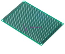 5PCS Double side Protoboard Circuit Universal DIY Prototype PCB Board 8cmx12cm F