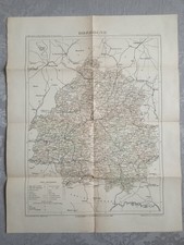 DORDOGNE Carte Géographique