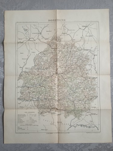 Dordogne carte géographique - dordogne,