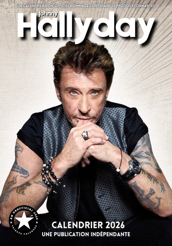 Maxi calendrier 2026 johnny - maxi,