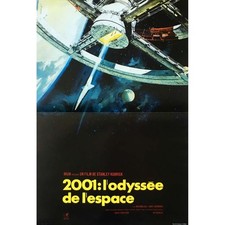 2001 A SPACE ODYSSEY French Movie Poster 15x21 - R - Stanley Kubrick, Keir Dulle