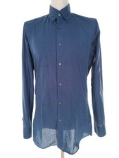 ⭐ NEXT Chemise Élégante Homme pour Hommes Bleu 42 Manches longues ⭐