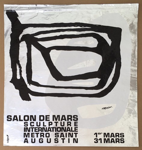 Affiche abstraite jean - affiche, jean-jacques