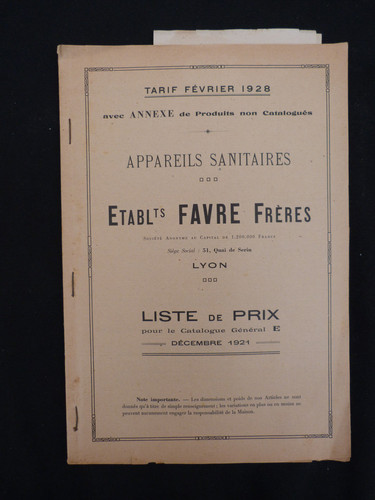 Catalogue 1931 appareils - 1931,