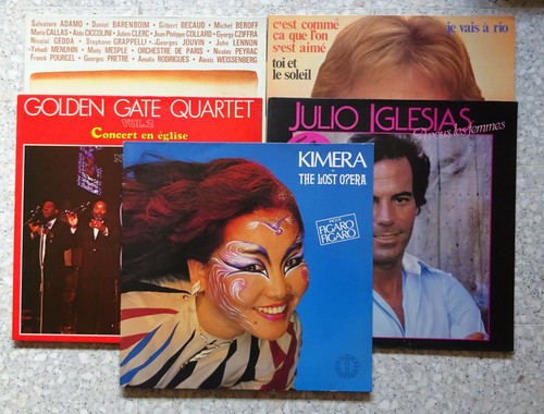Disques vinyles tours lot - disques,