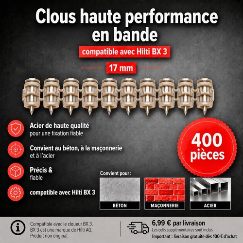 400 clous haute performance - , de