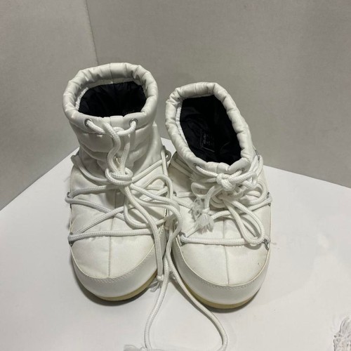 Moon boot white nylon - low, snow