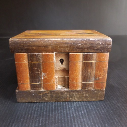 Coffret malle miniature - , bois
