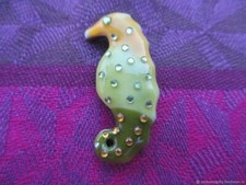 Broche ancienne hippocampe en