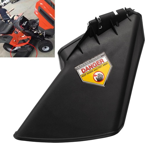 Deck discharge chute - chute, deflector