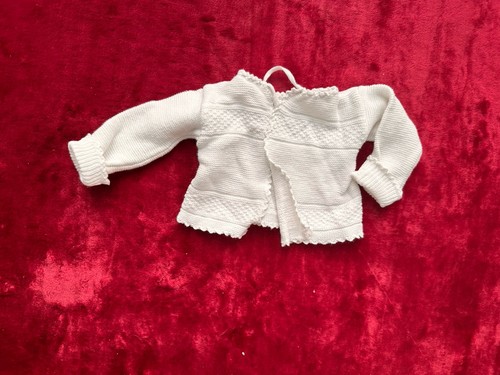 Gilet ancien blanc tricoté - ancien, 1