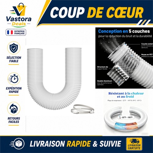Gaine pvc 150mm tuyau - gaine, 5m
