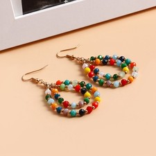  Bijoux De Fête Pour Les Mariages Et Fêtes Boucles D'oreilles Pendantes Femmes