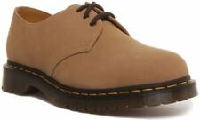 DR MARTENS 1461 Blanchi 3 Œillet Lacet Chaussures Coloris Taupe Taille UK 6 - 10