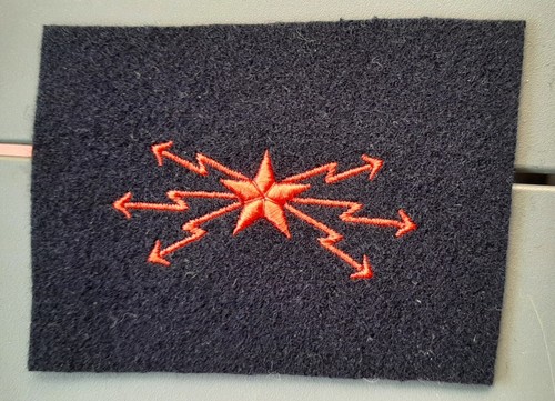Insigne tissu brodé