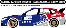 DECALS 1/43 SUBARU IMPREZA WRC