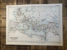 Carte Ancienne Colorée -