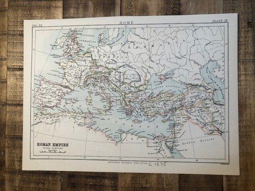 Carte ancienne colorée - carte,