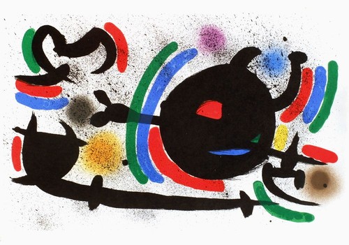 Joan miro lithographie - lithographie,