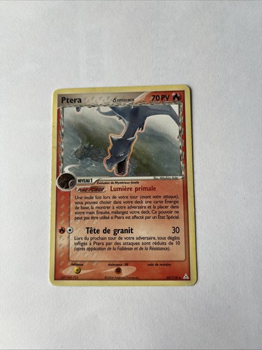 Carte pokémon unco ptera - carte,