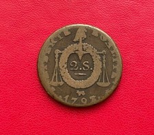 Belle monnaie 2 Sols à la