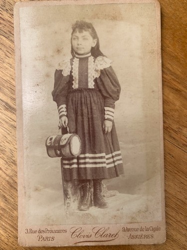 Photo carte cdv portrait - cdv, femme