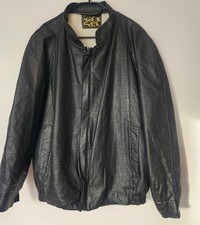 VESTE/ Blouson Aviateur des années 80 en cuir LARPELL .T 56 (voir mesures)