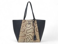 NEUF SAC A MAIN LOUIS VUITTON LOCKME CABAS N92917 CUIR ET PYTON TOTE BAG 3800€