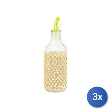 3x Burette Verre Transparent