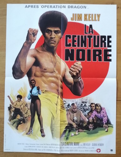 Ceinture noire jim kelly - ceinture,