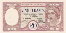20 Francs Au Paon - Banque de