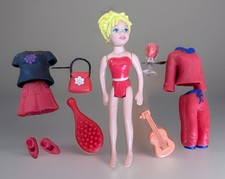 POLLY POCKET Fashion Polly : Lot Poupée Et Vêtements