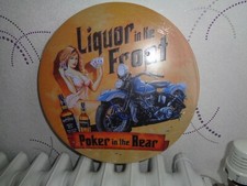 TOLE METAL VINTAGE MOTO PIN UP