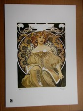 Sérigraphie , Alfons Mucha 