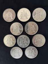 10 Belles pièces de 50 Francs