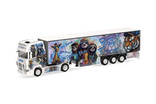 HERPA - Camion avec remorque 3 essieux PLUTA – SCANIA CS 20 HD 4x2 - 1/87 - H...