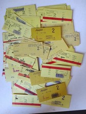 LOT  3 -  100 ANCIENS TICKETS
