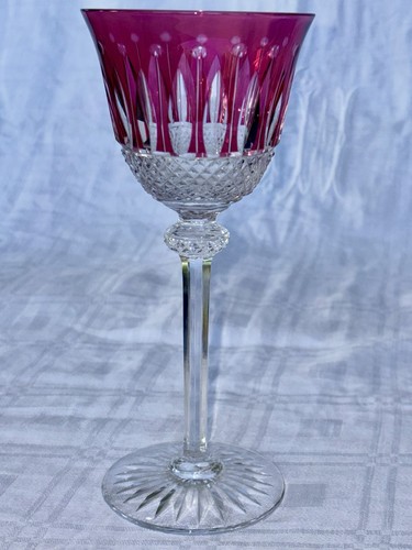 Verre pied cristal de - ,