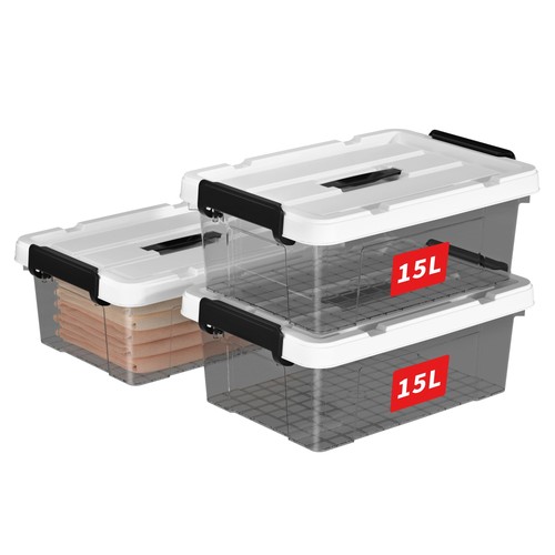 15l boîte rangement bac - de, rangement,