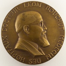 Médaille Dr Léon Bouchut - Hôpital St-Pothin (Antiquaille Lyon) - Cl. Linossier