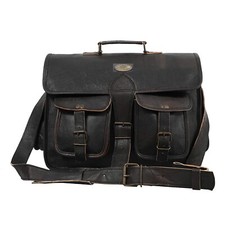 Homme Cuir Vintage Noir