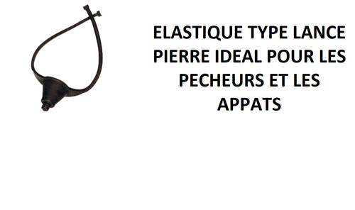 Elastique lance pierre - elastique, double