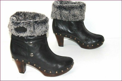 Boots sabot cuir clouté - rb,