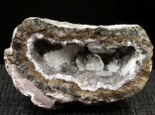 GÉODE DE QUARTZ + CALCITE