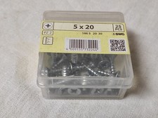 25 Vis à bois tête fraisée PZ2  5 x 20mm