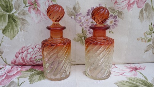 Baccarat bambou rose flacons - baccarat,