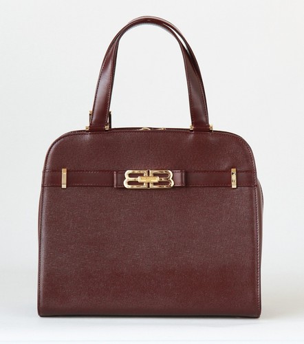 Balenciaga burgundy leather - bb,